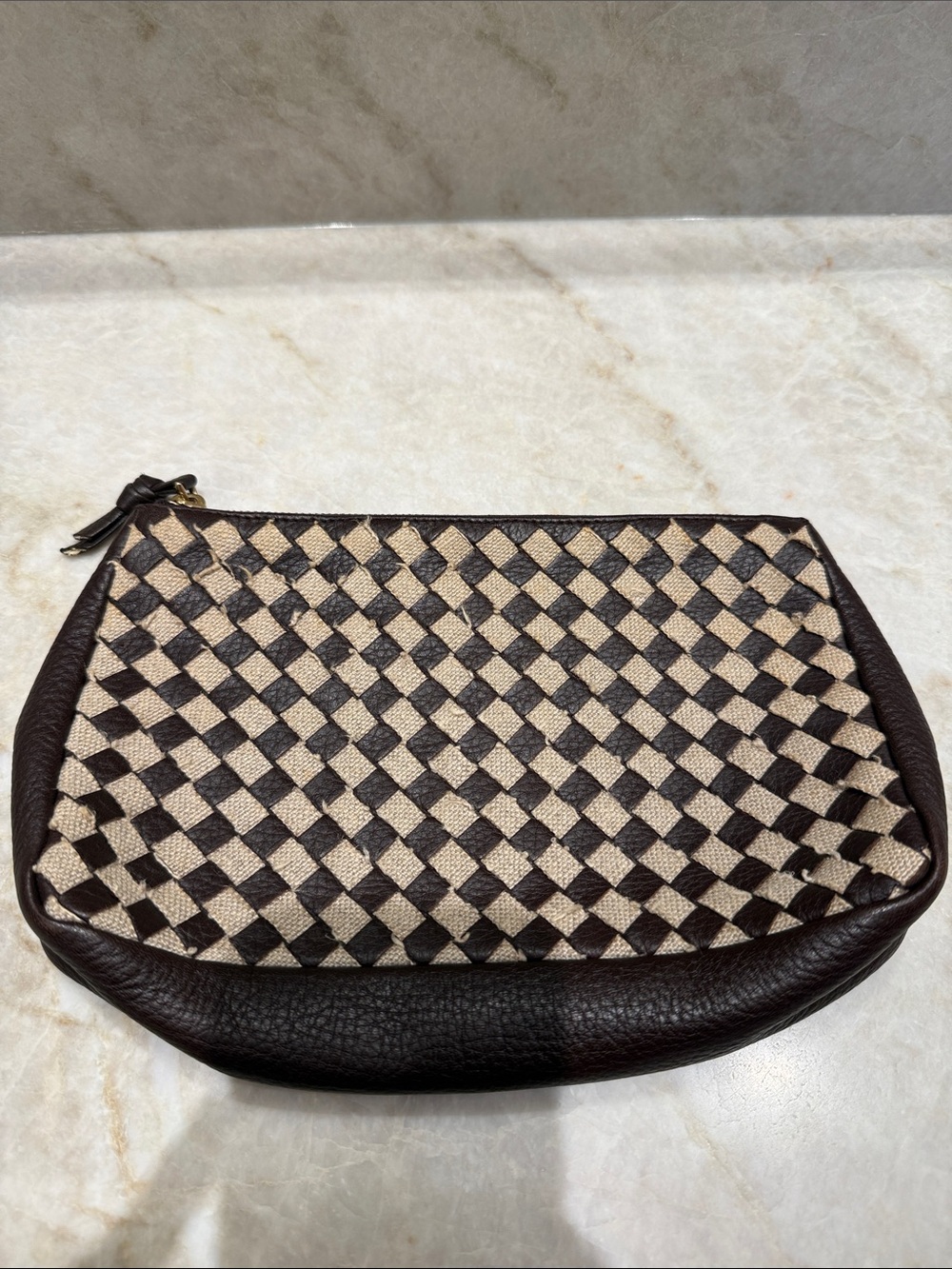 Bottega Veneta Chevron Pouch